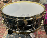 Ludwig 14x5 Black Beauty Snare Drum with Brass Hardware and Tube Lugs