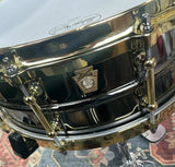 Ludwig 14x5 Black Beauty Snare Drum with Brass Hardware and Tube Lugs