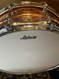 Ludwig LC660KT Hammered Copper Phonic 5x14" 10-Lug Snare Drum with Tube Lugs