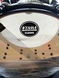 Tama 6.5" x 14" Starclassic Snare Drum - Tobacco Sunburst Movingui / Black Nickel Hardware