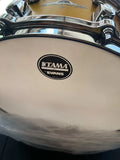 Tama 6.5" x 14" Starclassic Maple Snare Drum - Satin Aztec Gold Metallic / Chrome Hardware