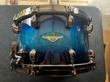 Tama 8" x 14" Starclassic Maple Snare Drum - Molten Electric Blue Burst / Black Nickel Hardware