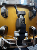 Tama 6.5" x 14" Starclassic Maple Snare Drum - Satin Aztec Gold Metallic / Smoked Black Nickel Hardware