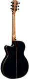 Lag Guitars Tramontane T118ASCE-BLK Auditorium Slim Cutaway Acoustic-Electric Guitar