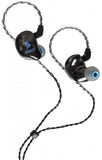 Stagg Model Dual Driver in Ear Stage Monitor - 1 Pair (Black/Transparent)