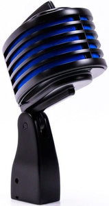 Heil The Fin Dynamic Microphone with Aluminum Case Satin Black/Blue Backlight