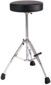 Gibraltar GGS10T Short 21" Stool with Round Seat, Fold Up Tripod with Foot Rest