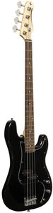 Stagg 4 String Bass Guitar, Right, Black, Full (SBP-30 BLK)