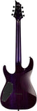 ESP 6-String LTD H-200FM Electric Guitar - See Thru Purple, Right (LH200FMSTP)