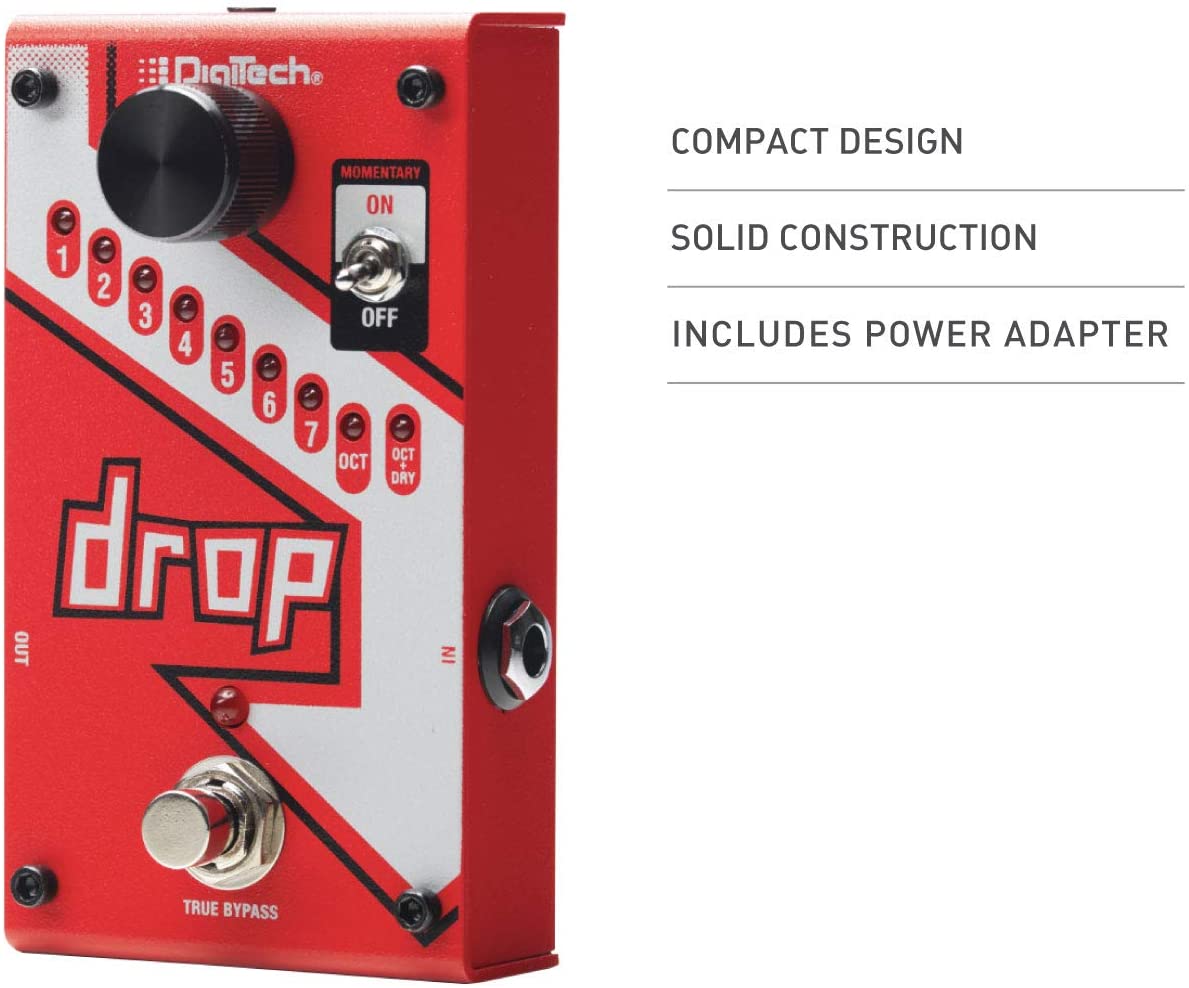 drop guitar pedal DigiTech DROP Compact Polyphonic Drop Tune Pitch-Shifter – Mugan Music Group