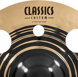 Meinl Cymbals Classics Custom Dual 12" Trash Splash with Holes - Dark and Brilliant Finish (CC12DUTRS)