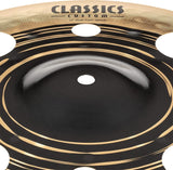 Meinl Cymbals Classics Custom Dual 12" Trash Splash with Holes - Dark and Brilliant Finish (CC12DUTRS)