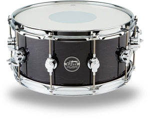 DW Performance Series Snare Drum - 6.5" x 14" Ebony Stain Lacquer