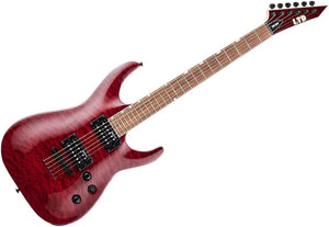 ESP LTD MH-200QM NT Electric Guitar - See Thru Black Cherry