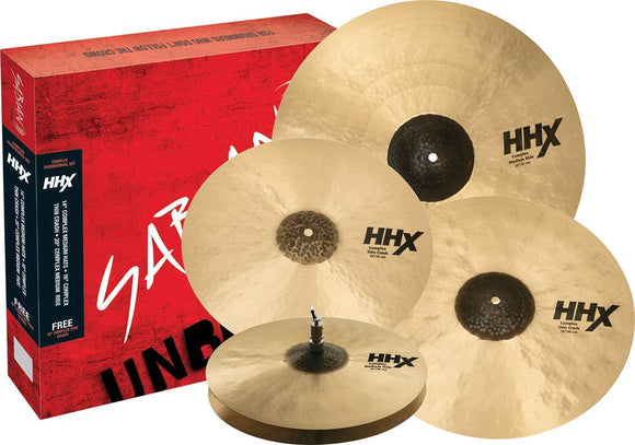 Sabian HHX Complex Promotional Cymbal Set with Free 18