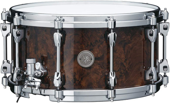 Tama Starphonic Walnut Snare Drum - 7 x 14 inch - Gloss Black Walnut Burl