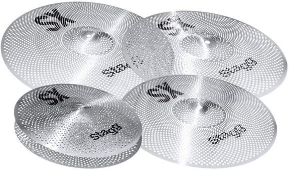 Stagg Silent Cymbal Set for Practice