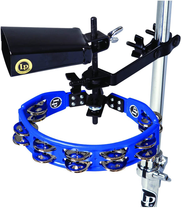 Latin Percussion LP160NY-K Tambourine and Cowbell with Mount Kit