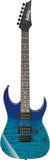 Ibanez GRG 6 String Solid-Body Electric Guitars - Right/ Full (Blue Gradation / Flat Black)