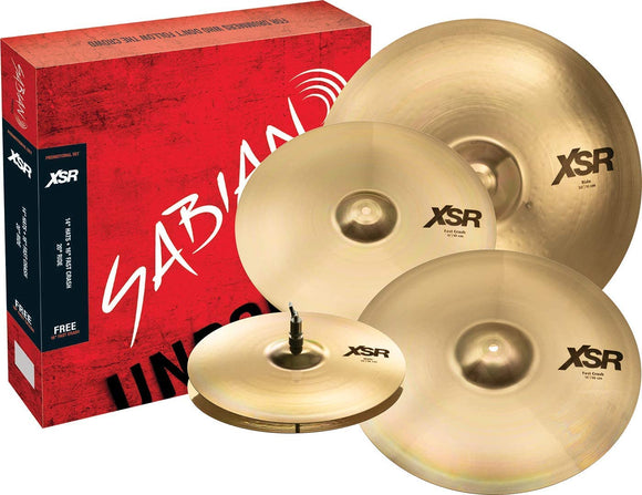Sabian XSR Performance Cymbal Set with Free 18