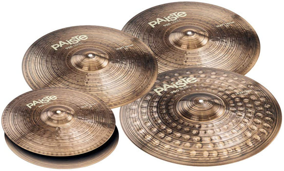 Paiste 900 Series Odd Medium Cymbal Set Extended with Free 17