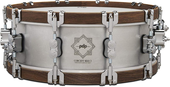 PDP Concept Select Aluminum Snare Drum - 5 x 14 inch (PDSN0514CSAL)