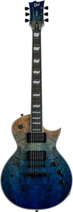 ESP 6 String LTD Deluxe EC-1000 Electric Guitar - Blue Natural Fade, Right (LEC1000BPBLUNFD)