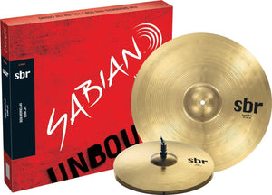 Sabian Cymbals SBR 2-Pack - 14" Hi hats, 18" Crash/Ride