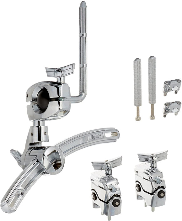 Ludwig LAC2983MT Atlas Arch Rail Mount with Two LAPAM1 Brackets Drum Set Mounting Hardware