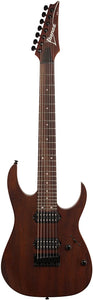 Ibanez RG Series RG7421 Fixed Bridge 7-String Electric Guitar - Flat Walnut