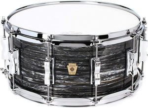 Ludwig Classic Maple 6.5"s X 14"  Snare Drum - Vintage Black Oyster