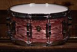 Ludwig Classic Maple Snare Drum - 6.5" x 14" - Vintage Pink Oyster