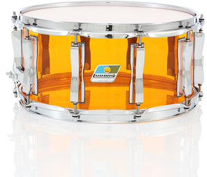 Ludwig 14" x 6.5" Vistalite Snare Drum - Amber