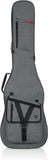 Gator Cases Transit Series Bass Guitar Gig Bag; Light Grey (GT-BASS-GRY)