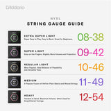 D'Addario Guitar Strings - NYXL Electric Guitar Strings - NYXL0942-B25