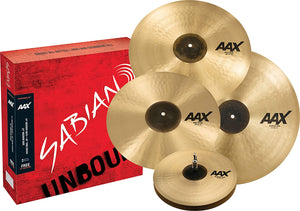 Sabian AAX Promotional Cymbal Set 14" Hats 16" 21" Medium Ride Free 18" Thin Crash (25005XCP)