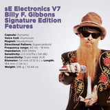 sE Electronics V7 Billy F. Gibbons Signature Edition