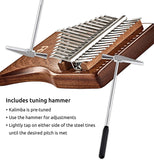 Meinl Kalimba Thumb Piano, 17 Steel Keys with Solid Sapele Body — C Major Scale