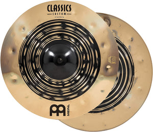 Meinl Classics Custom Dual 14"/15 Hi-Hat Cymbal (Pair) - Dark and Brilliant Finish