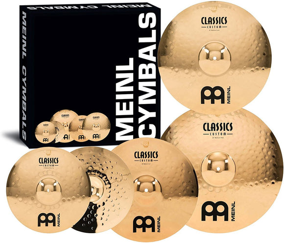 Meinl Cymbals Classics Custom Medium Cymbal Box Set - Free 18