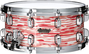 Tama Starclassic Maple 6.5x14" Snare Drum Red and White Oyster