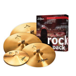 Zildjian A Rock Cymbal Pack - Natural (14" Pair, 17", 19", 20")