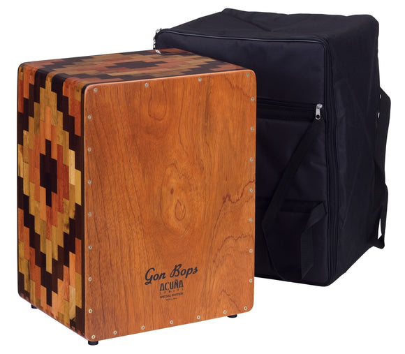 Gon Bops Alex Acuna Special Edition Cajon with Gig Bag