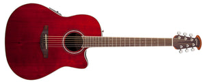 Ovation CS24-RR Celebrity Standard Acoustic Electric Guitar (Ruby Red)