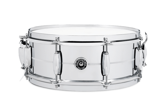 Gretsch 14x5 Brooklyn Series Chrome Over Brass Snare Drum
