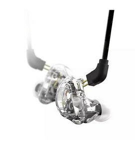 Stagg Model Dual Driver in Ear Stage Monitor - 1 Pair (Black/Transparent)