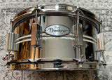 Pearl Duoluxe DUX1465BR 14"x6.5" Chrome Over Brass Inlaid Snare Drum