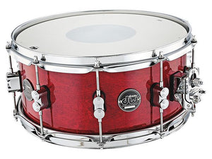 DW Performance Series Snare Drum - 5.5" x 14" Cherry Stain Lacquer