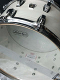 Ludwig 8" x 14" Keystone X Oak/Maple Snare Drum - Snow White