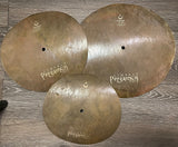Pergamon Cymbals Clap Stack Effects Cymbal Set (11” 13” 15”) - Raw
